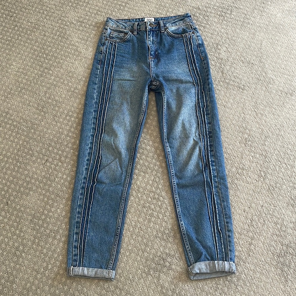 Urban Outfitters BDG High Waist Denim Mom Jeans with Side Seam Detail